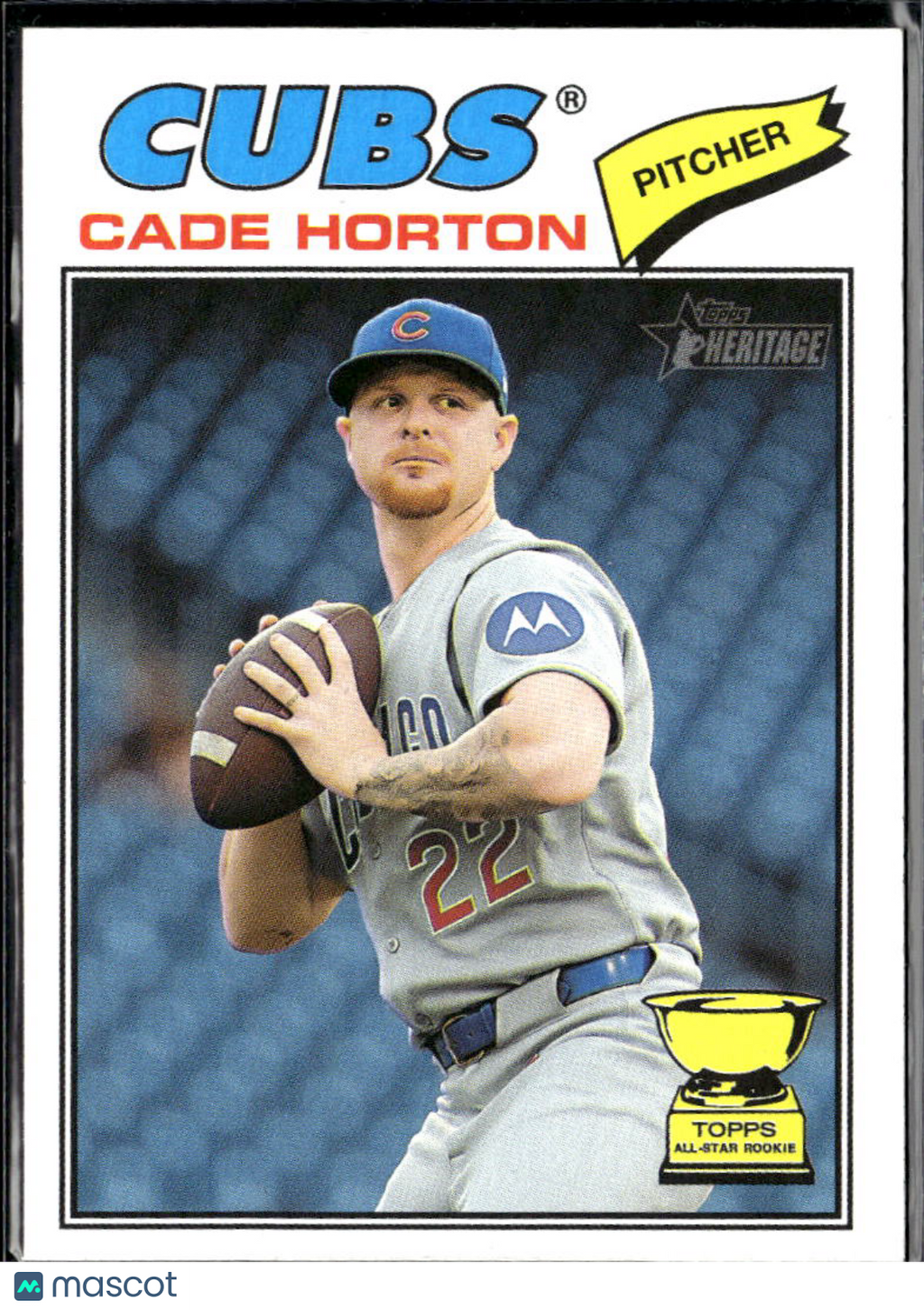 Cade Horton 2026 Topps Heritage Image Variation SSP #396 Chicago Cubs
