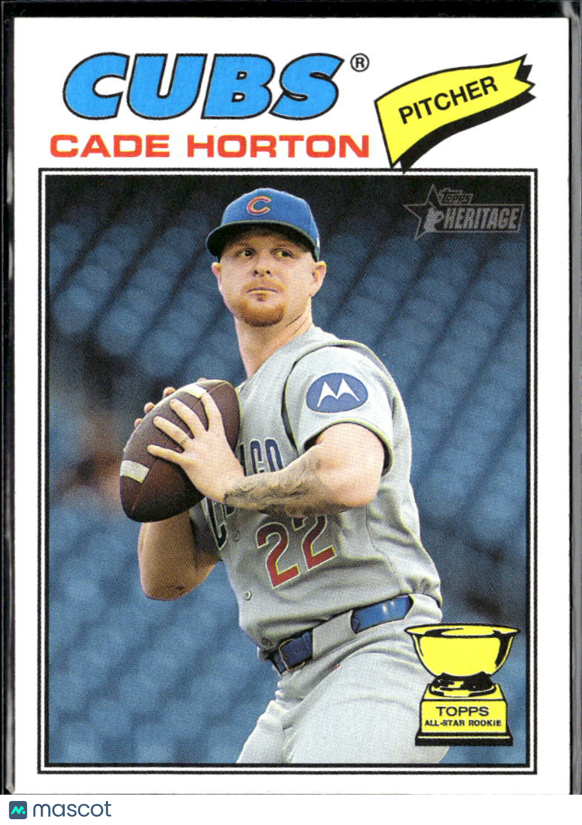 Cade Horton 2026 Topps Heritage Image Variation SSP #396 Chicago Cubs