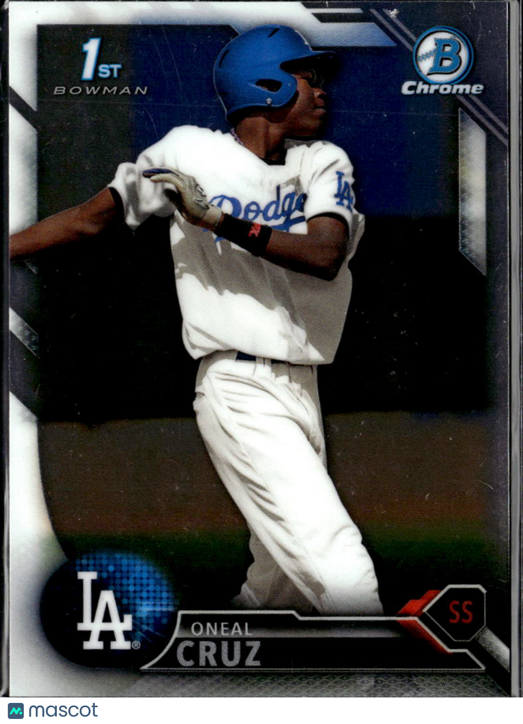 Oneil Cruz 2016 Bowman Chrome 1st Bowman Los Angeles Dodgers