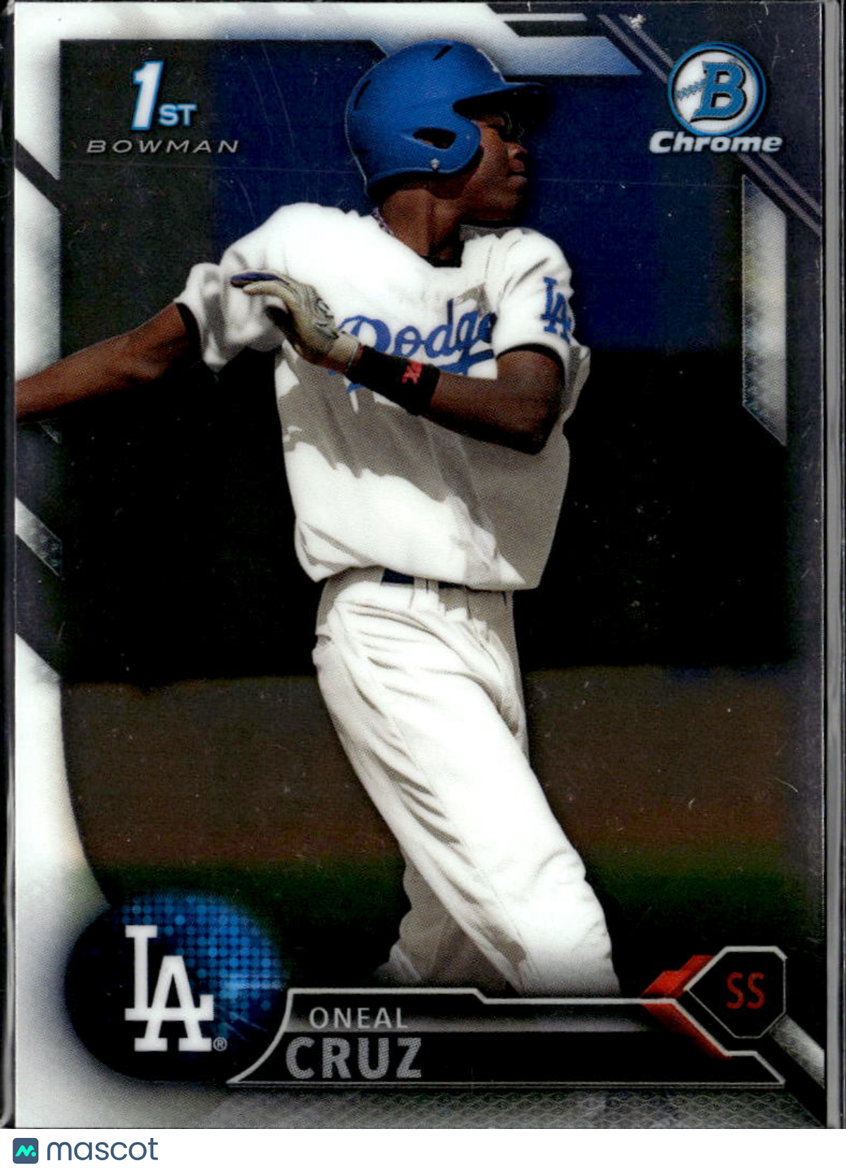 Oneil Cruz 2016 Bowman Chrome 1st Bowman Los Angeles Dodgers