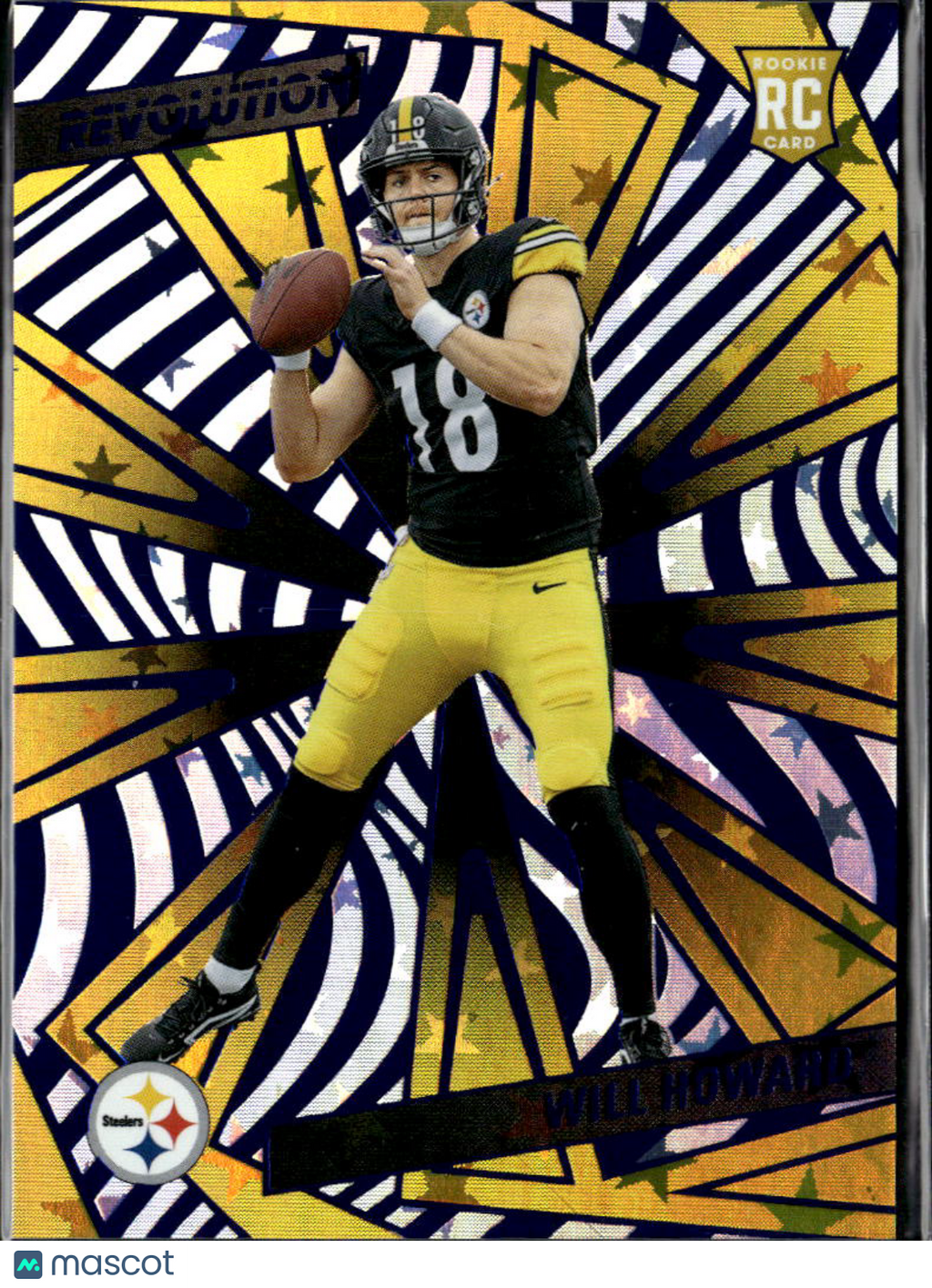 Will Howard 2025 Revolution RC Astro Rookie 154/549 Pittsburgh Steelers