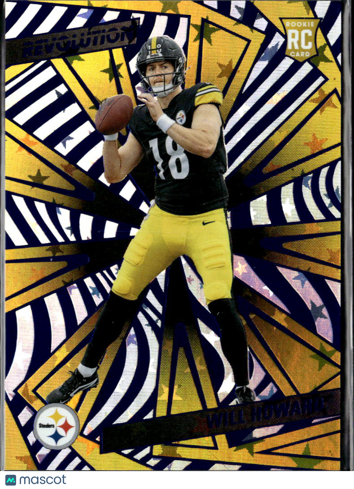 Will Howard 2025 Revolution RC Astro Rookie 154/549 Pittsburgh Steelers