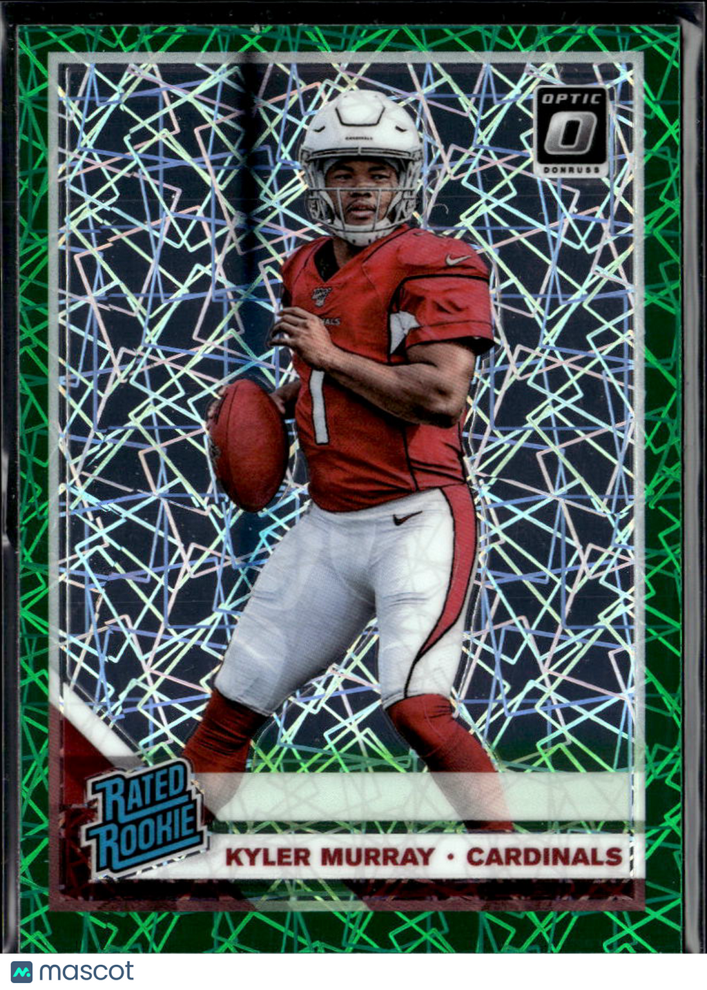 Kyler Murray 2019 Optic Rated Rookie Green Velocity Prizm RC Arizona Cardinals