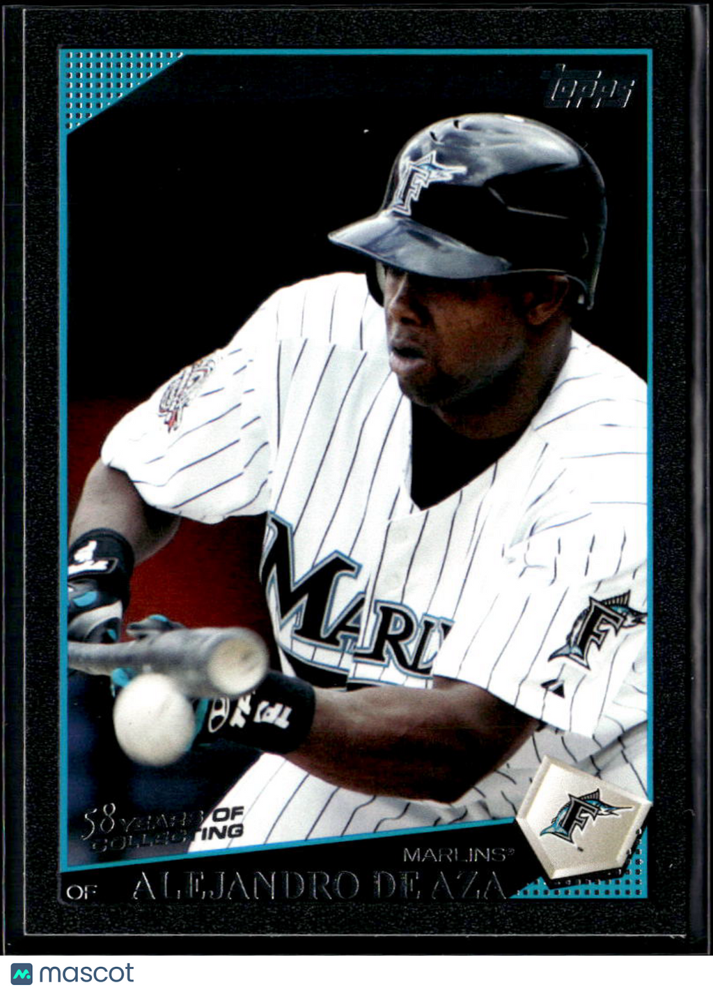 Alejandro De Aza 2009 Topps Black Border 53/58 #163 Florida Marlins