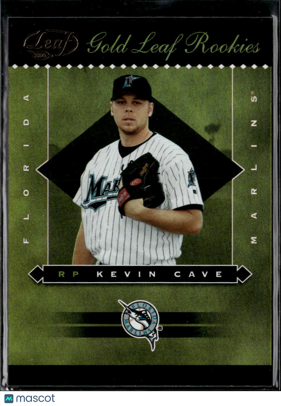 Kevin Cave 2005 Leaf Gold Leaf Rookies RC 11/25 Florida Marlins