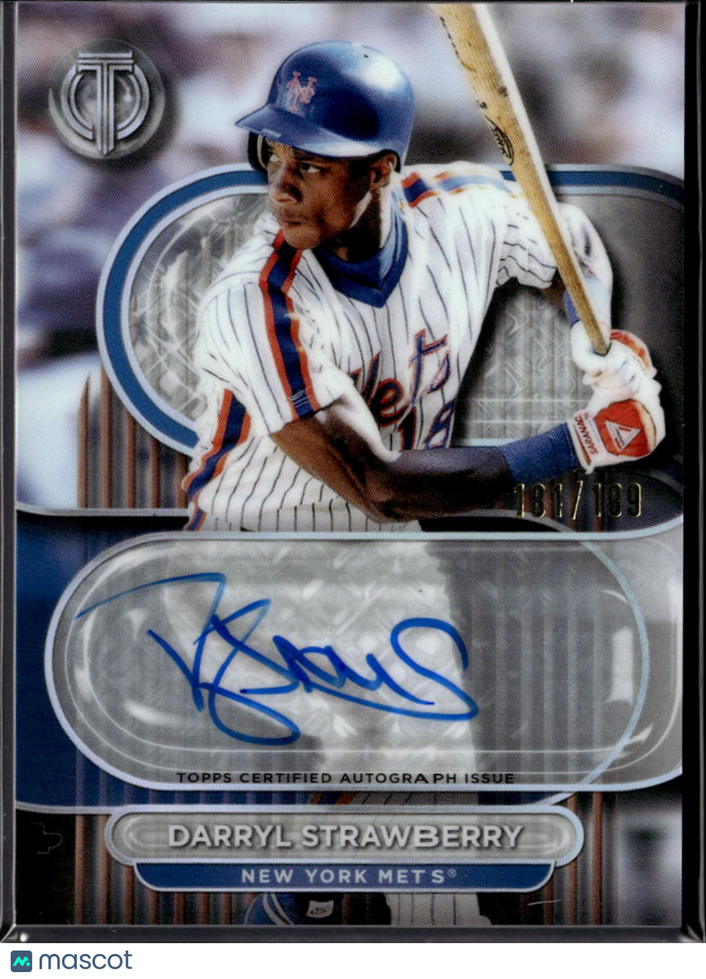 Darryl Strawberry 2024 Topps Tribute Auto Autograph 181/199 New York Mets