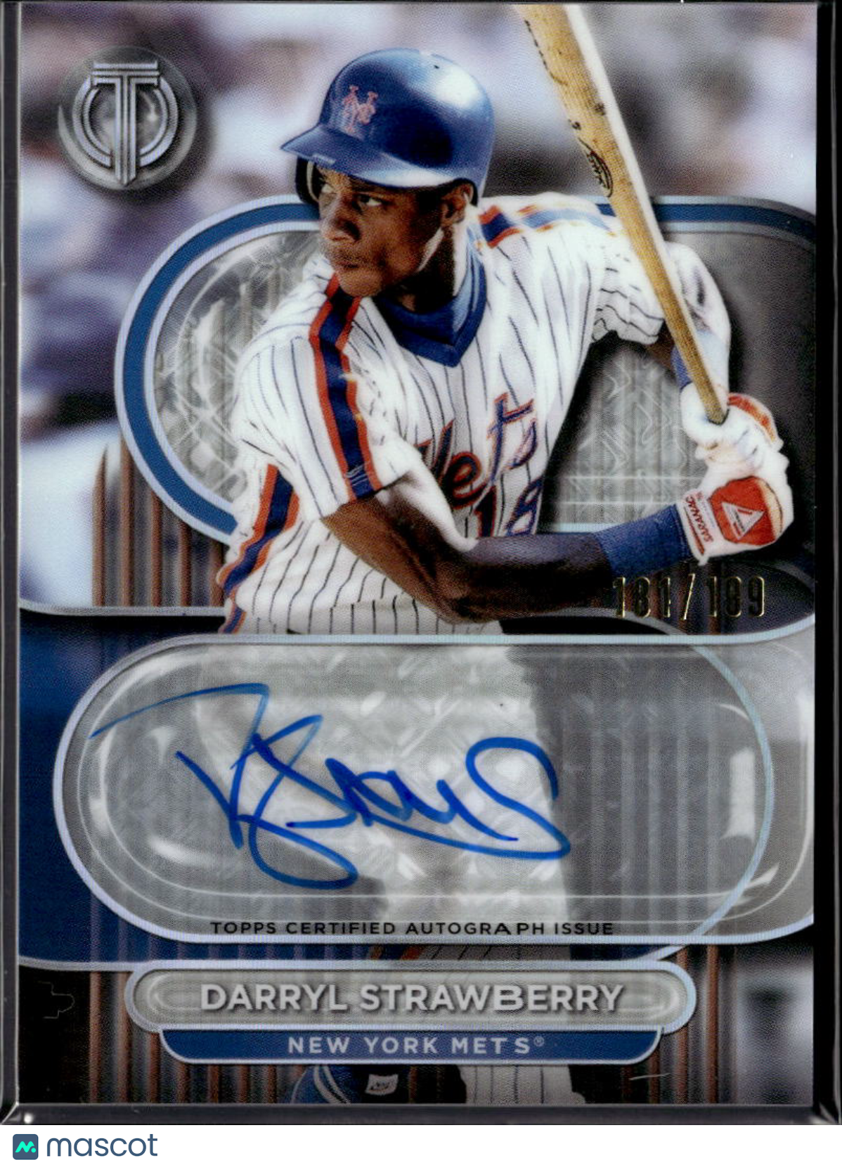 Darryl Strawberry 2024 Topps Tribute Auto Autograph 181/199 New York Mets