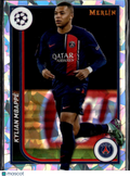 Kylian Mbappe 2024 Topps Merlin Atomic Refractor 54/250 Paris Saint-Germain