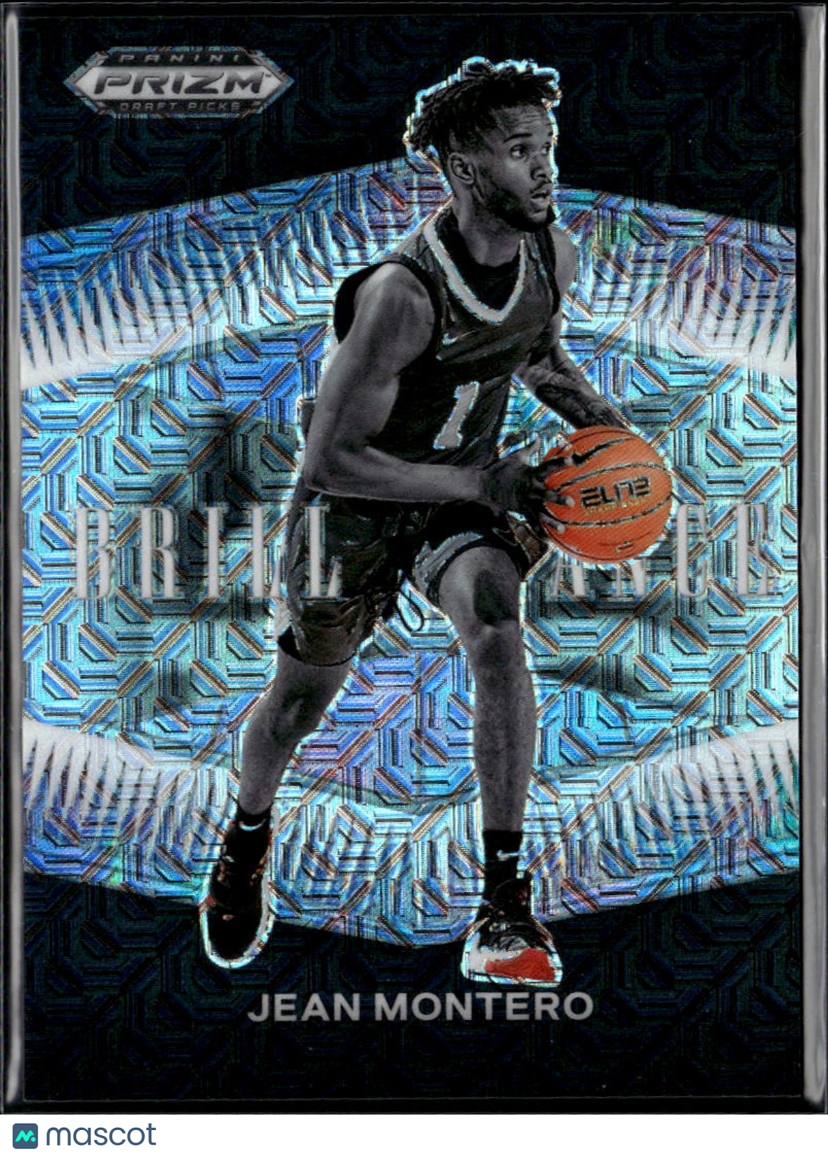Jean Montero 2022 Prizm Draft Brilliance Mojo Pizm 4/25 Overtime City Reapers