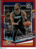 Tyrese Haliburton 2023-24 Optic Red Glitter Prizm 31/75 Indiana Pacers