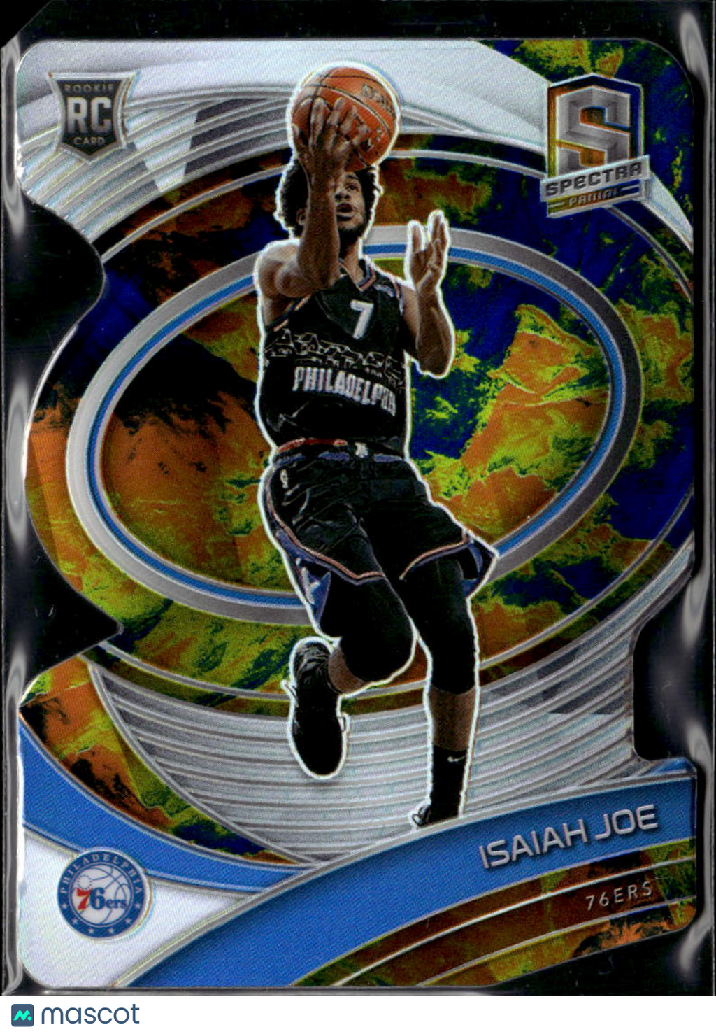 Isaiah Joe 2021 Spectra Universal Prizm RC Rookie SSP 5/8 Philadelphia 76ers