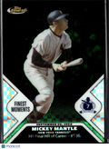 Mickey Mantle 2006 Topps Finest Moments Green X-Fractor 44/50 New York Yankees