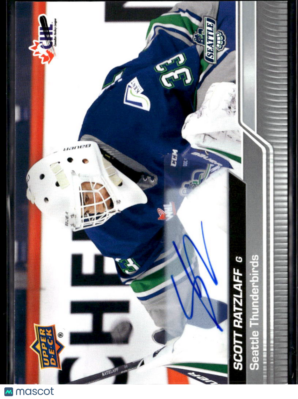 Scott Ratzlaff 2024 Upper Deck CHL Auto Autograph Seattle Thunderbirds