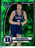 Kon Knueppel 2025 Bowman Chrome 1st Green Sapphire RC Duke 25/65