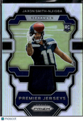 Jaxon Smith-Njigba 2023 Prizm Silver Jersey Patch RC Rookie Seattle Seahawks