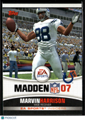 Marvin Harrison 2006 Topps EA Sports Madden NFL 07 Insiders Indianapolis Colts