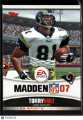 Torry Holt 2006 Topps Madden NFL 07 EA Sports Insiders St. Louis Rams