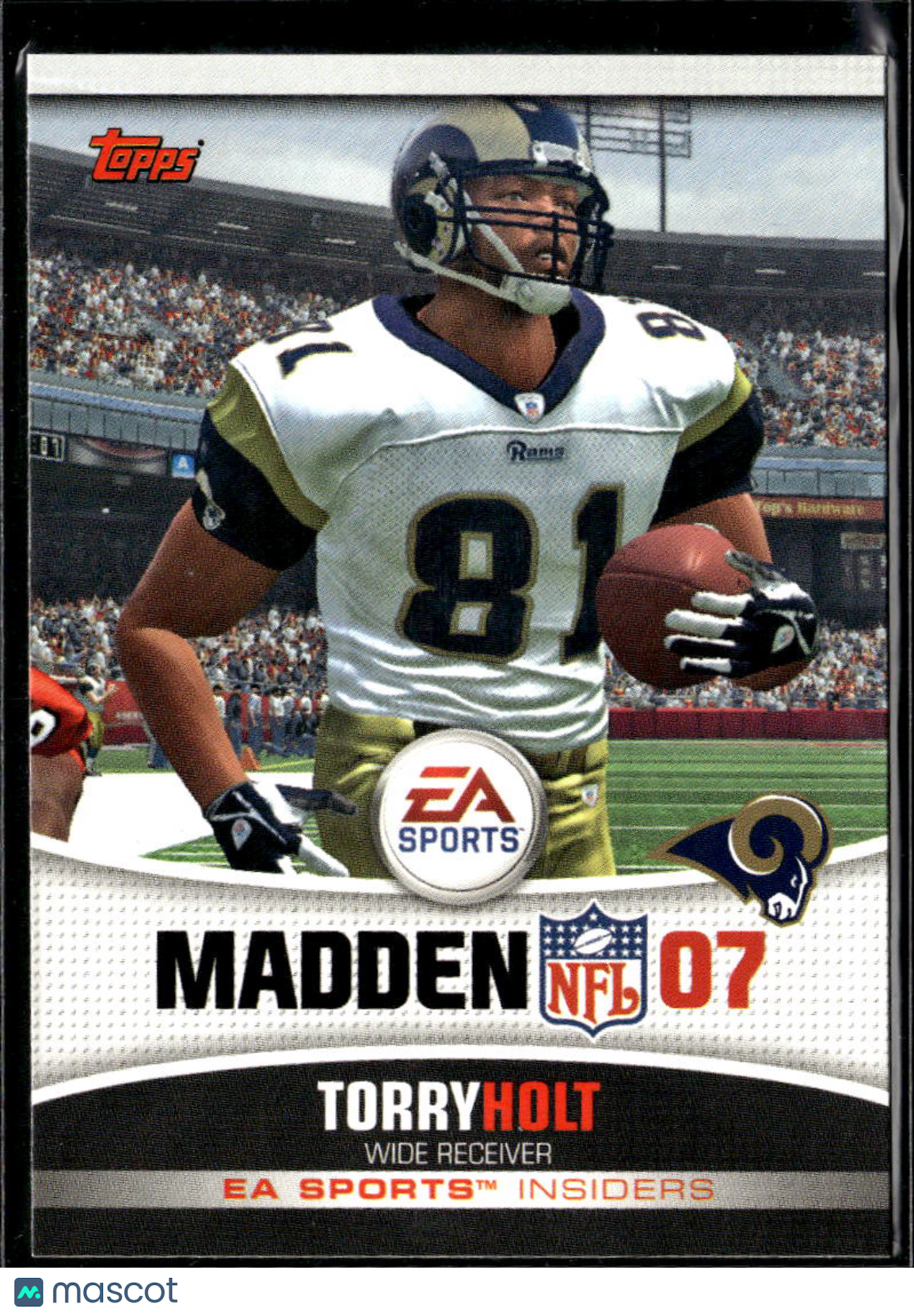 Torry Holt 2006 Topps Madden NFL 07 EA Sports Insiders St. Louis Rams