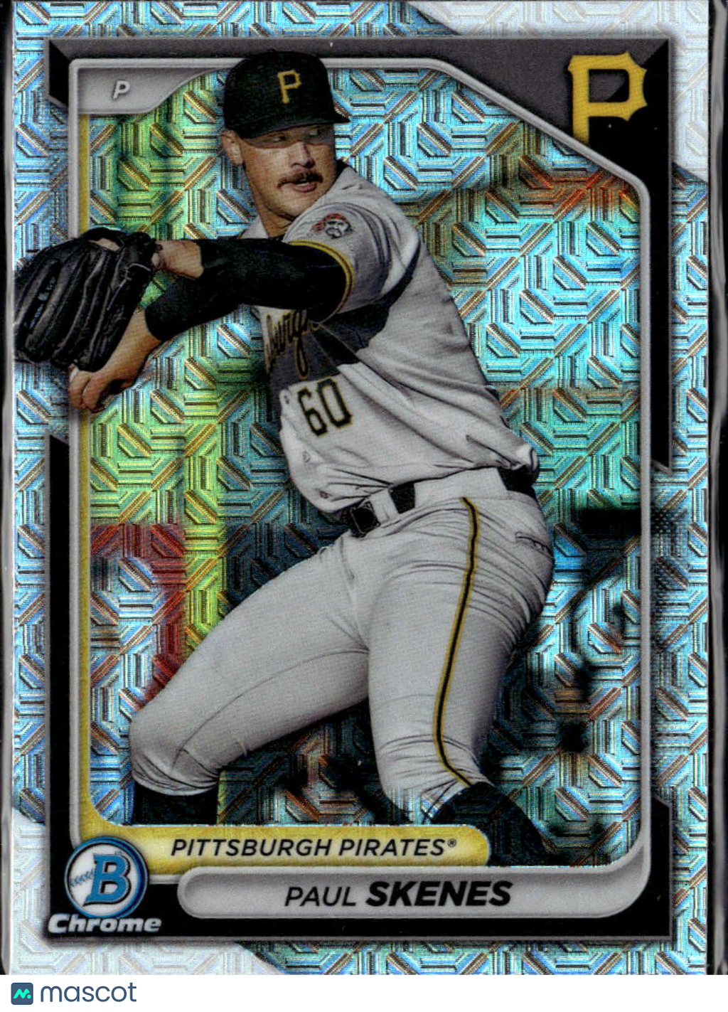 Paul Skenes 2024 Bowman Chrome Mega Box Mojo Refractor RC Pittsburgh Pirates