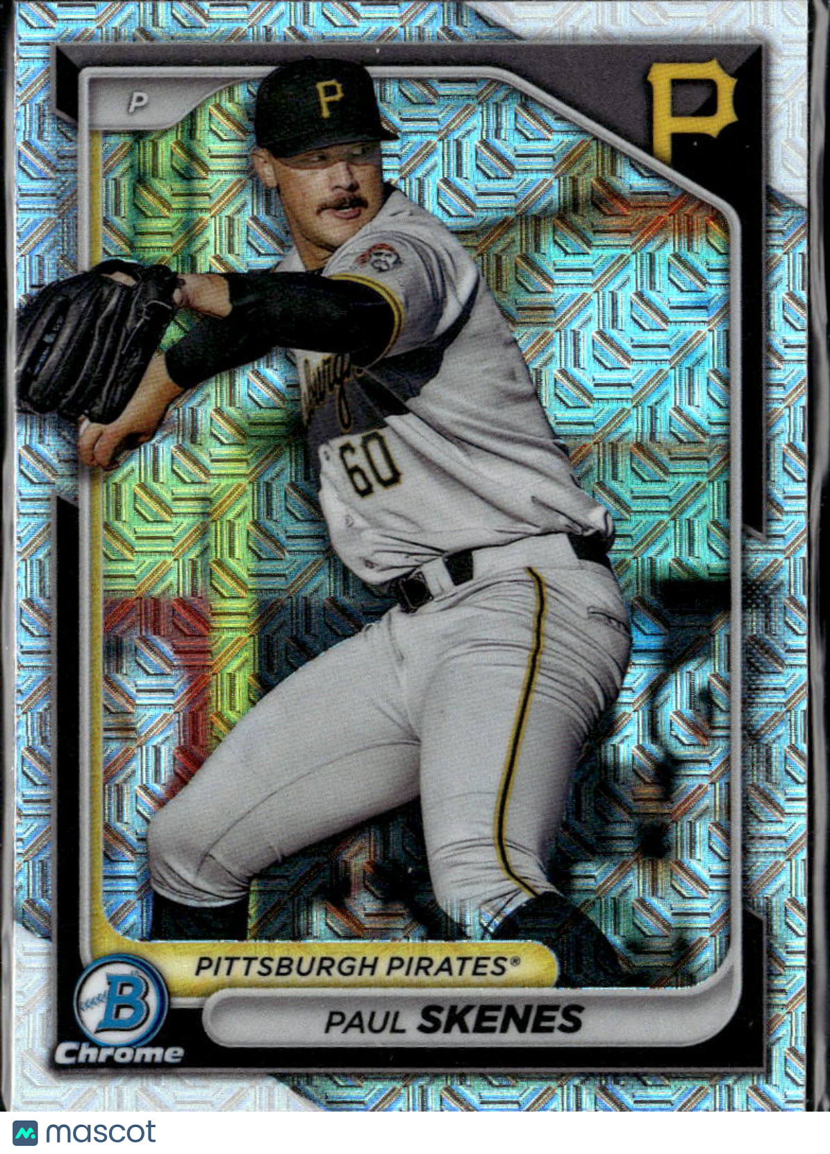 Paul Skenes 2024 Bowman Chrome Mega Box Mojo Refractor RC Pittsburgh Pirates