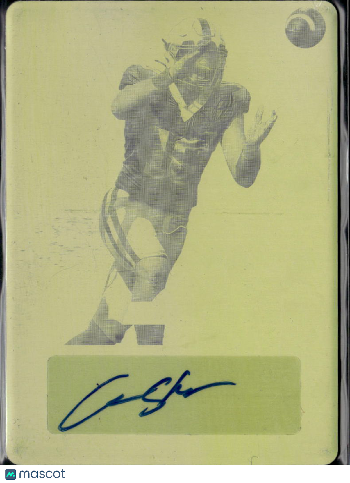 Austin Stogner 2022 Leaf Printing Plate Auto Autograph RC 1/1 Oklahoma Sooners