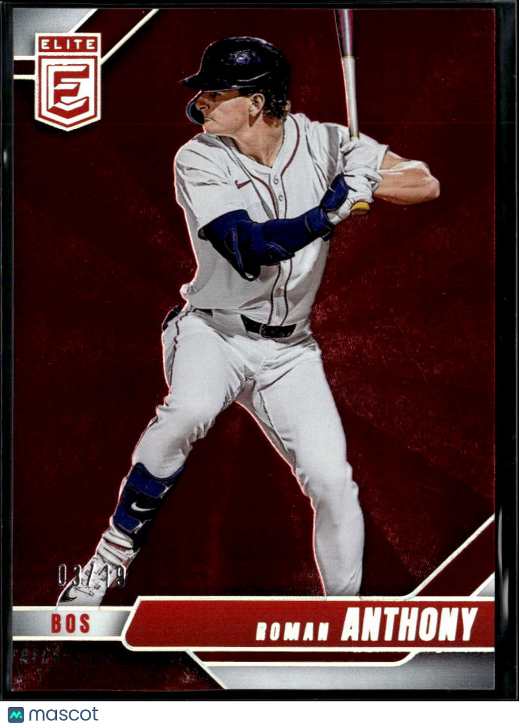 Roman Anthony 2026 Elite Red Status 3/18 Boston Red Sox