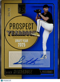 Seth Hernandez 2026 Elite Extra Auto Autograph RC Blue /99 Pittsburgh