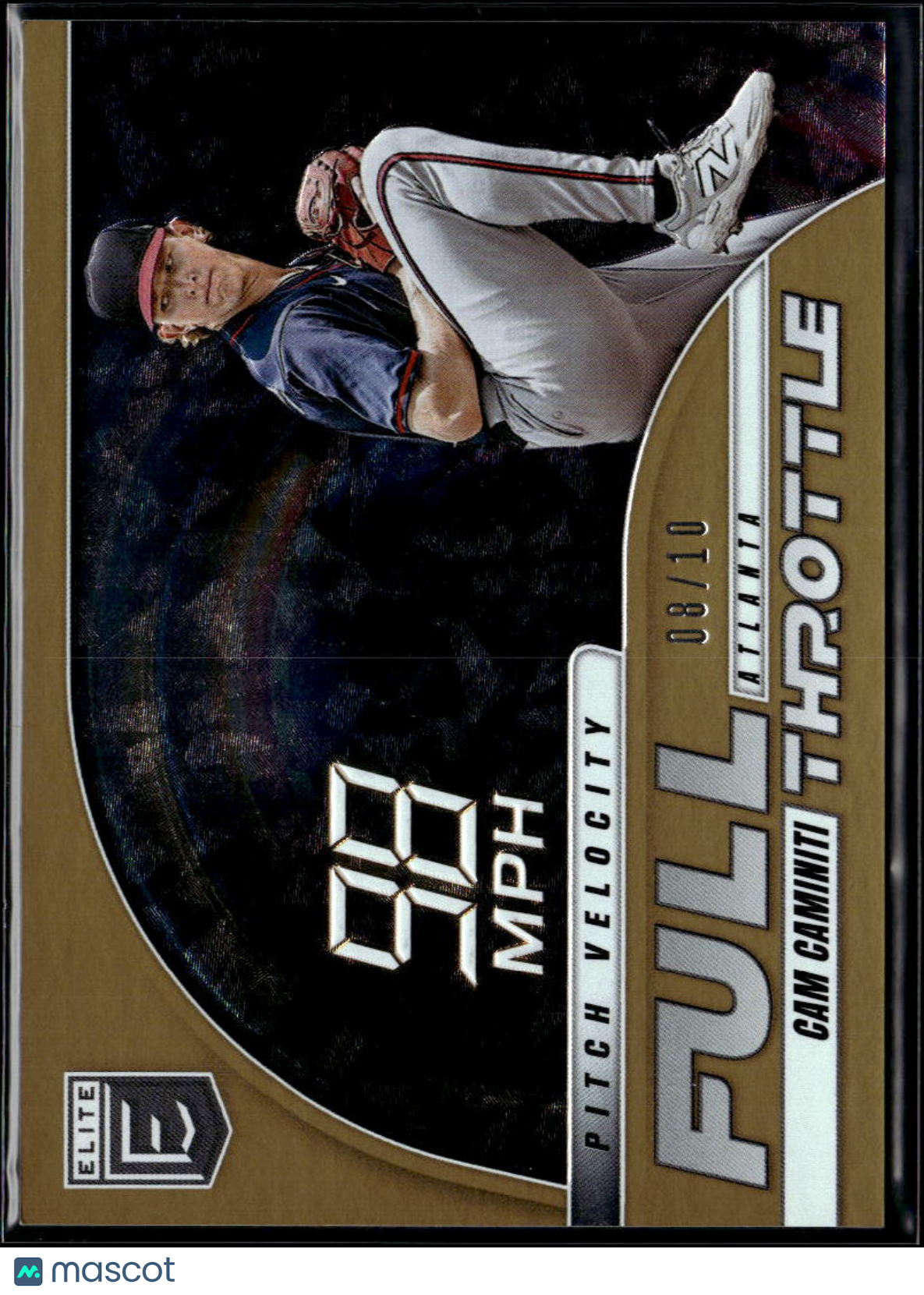 Cam Caminiti 2026 Elite Full Throttle GOLD RC 8/10 Atlanta Braves