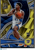 Aaron Wiggins 2021-22 Spectra GOLD Prizm Rookie RC 1/10 Oklahoma City Thunder