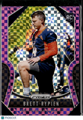 Brett Rypien 2019 Prizm Purple Power Prizm Rookie RC 15/49 Denver Broncos