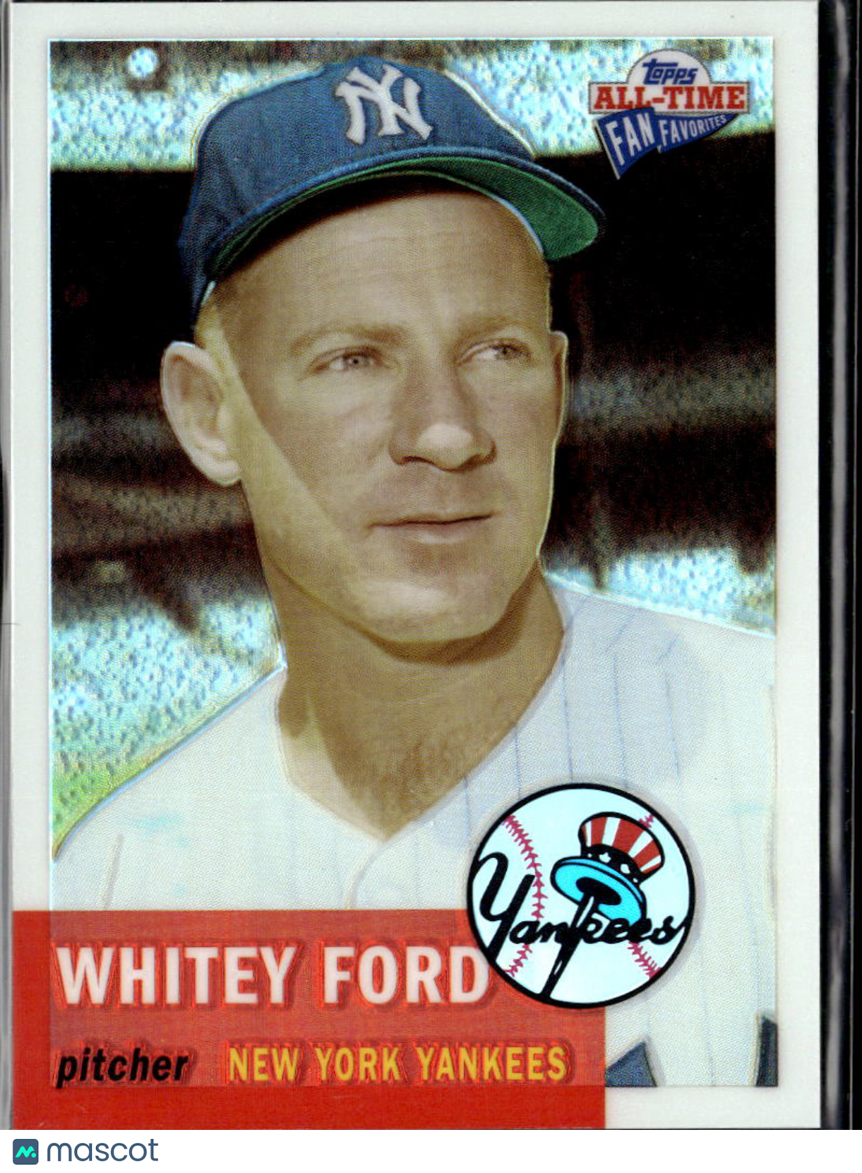 Whitey Ford 2005 Topps All-Time Fan Favorites REFRACTOR 238/299 New York Yankees