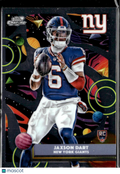 Jaxson Dart 2025 Topps Chrome Cosmic Rookie RC #174 New York Giants