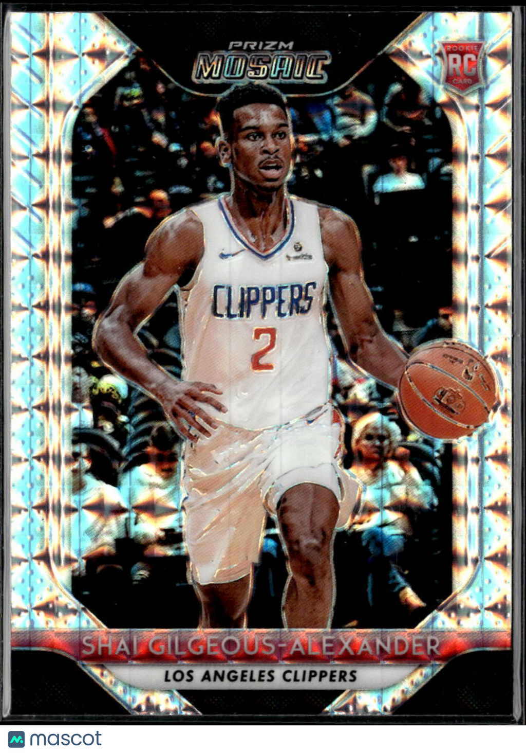 Shai Gilgeous-Alexander 2018-19 Prizm Mosaic Rookie RC Los Angeles Clippers