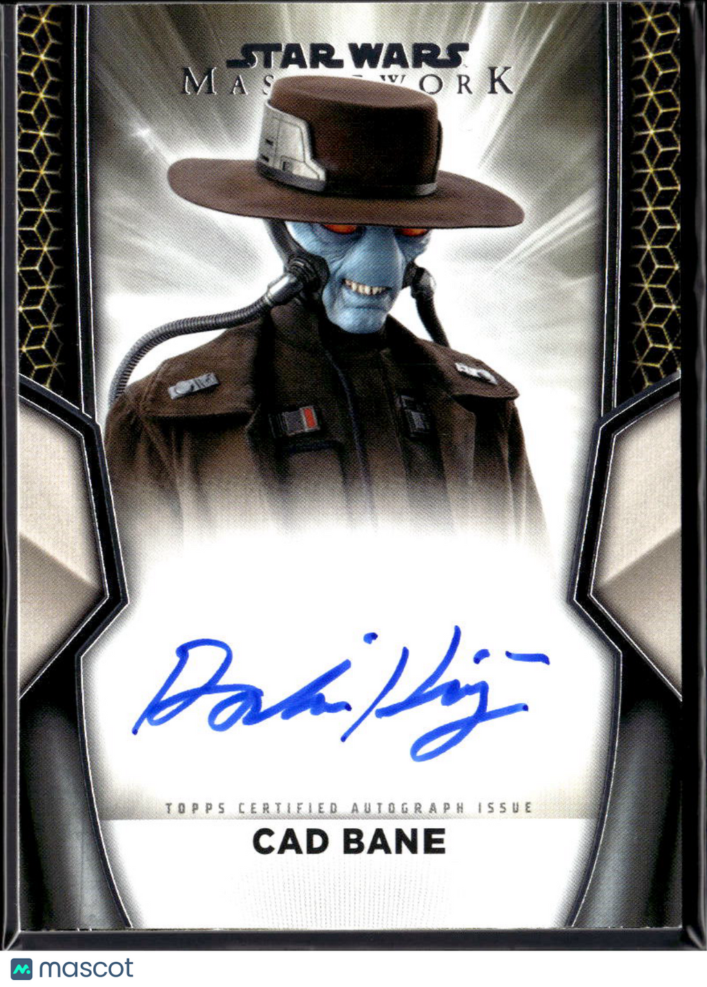 Dorian Kingi as Cad Bane 2025 Topps Star Wars Masterwork Auto Autograph