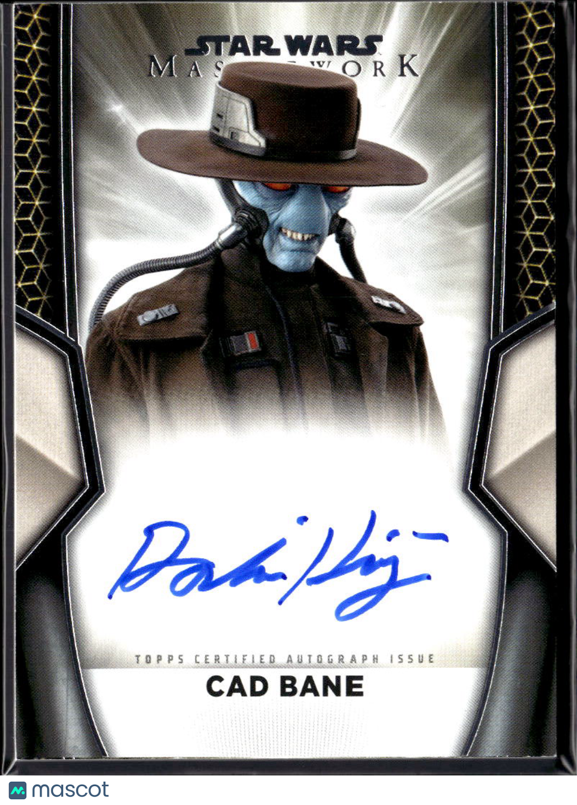 Dorian Kingi as Cad Bane 2025 Topps Star Wars Masterwork Auto Autograph