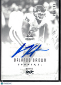 Orlando Brown 2018 Luminance Auto Autograph RC 38/249 Oklahoma Sooners