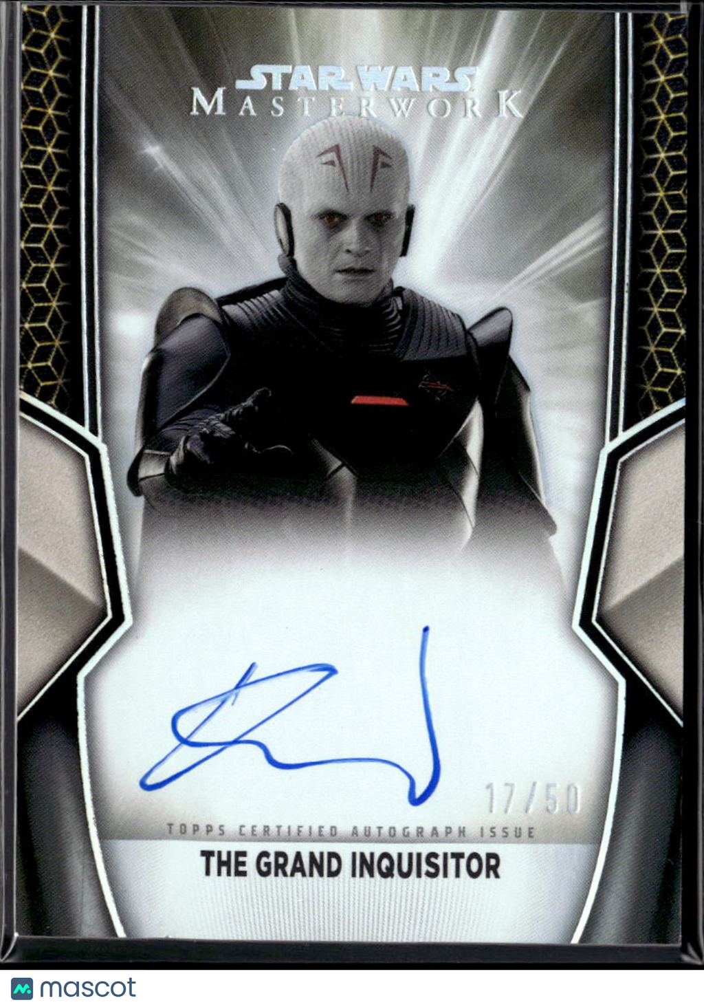 Rupert Friend as Grand Inquisitor 2025 Star Wars Masterwork Auto Autograph 17/50