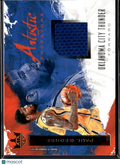 Paul George 2017-18 Court Kings Game Worn Jersey Patch OKC Thunder 156/299