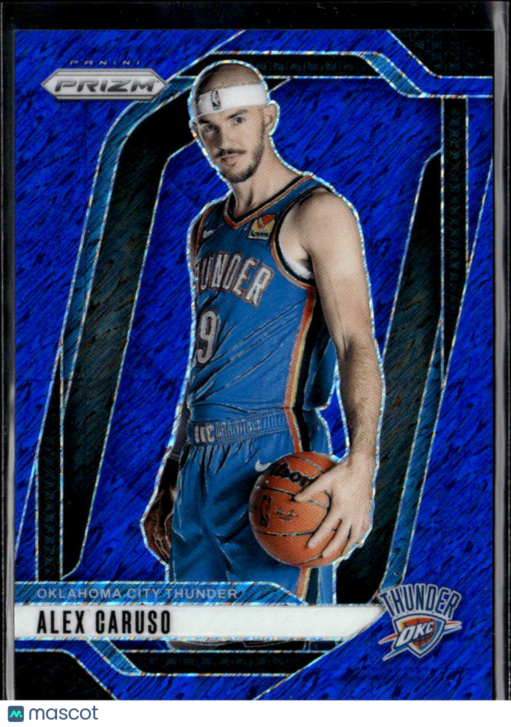 Alex Caruso 2024-25 Prizm Blue Shimmer 24/35 Oklahoma City Thunder