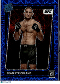 Sean Strickland 2022 Optic Rated Rookie Blue Velocity Prizm RC UFC MMA
