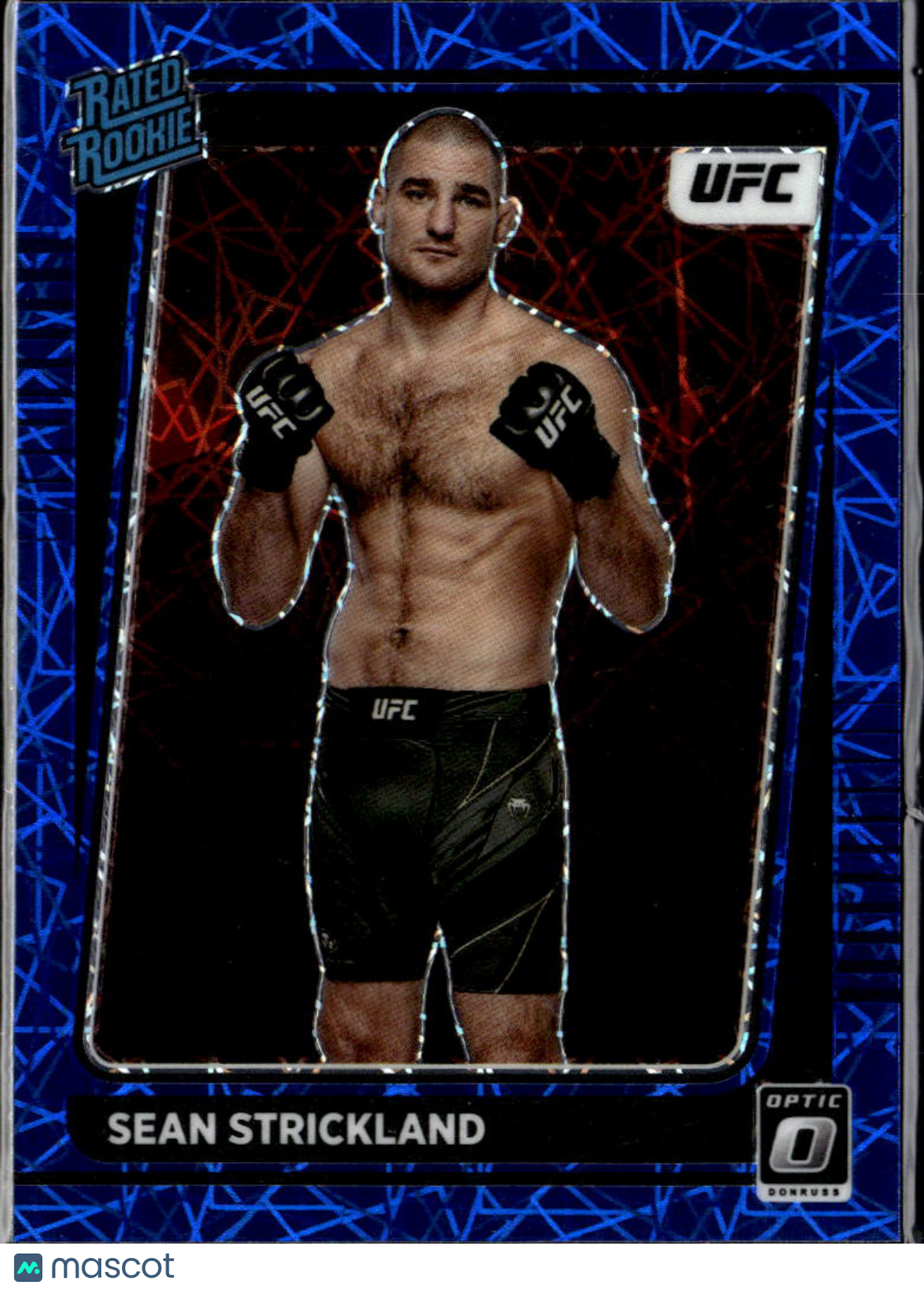 Sean Strickland 2022 Optic Rated Rookie Blue Velocity Prizm RC UFC MMA