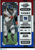 Kayvon Thibodeaux 2022 Contenders Optic Red White Blue RC 5/13 New York Giants