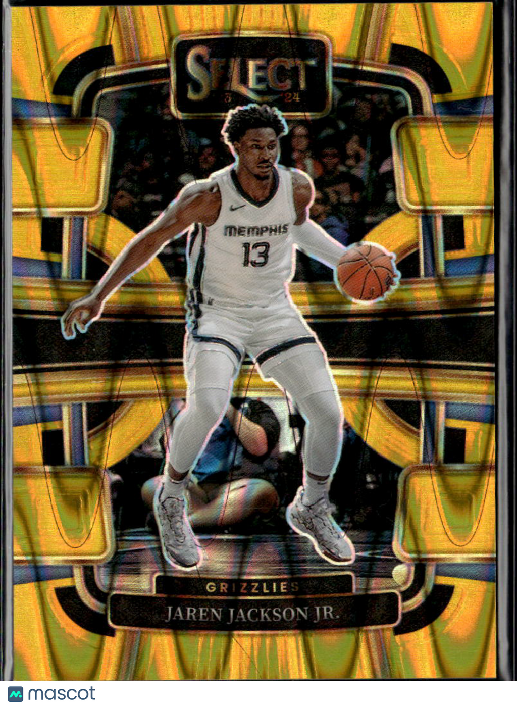 Jaren Jackson Jr. 2023-24 Select GOLD Prizm 4/10 Memphis Grizzlies