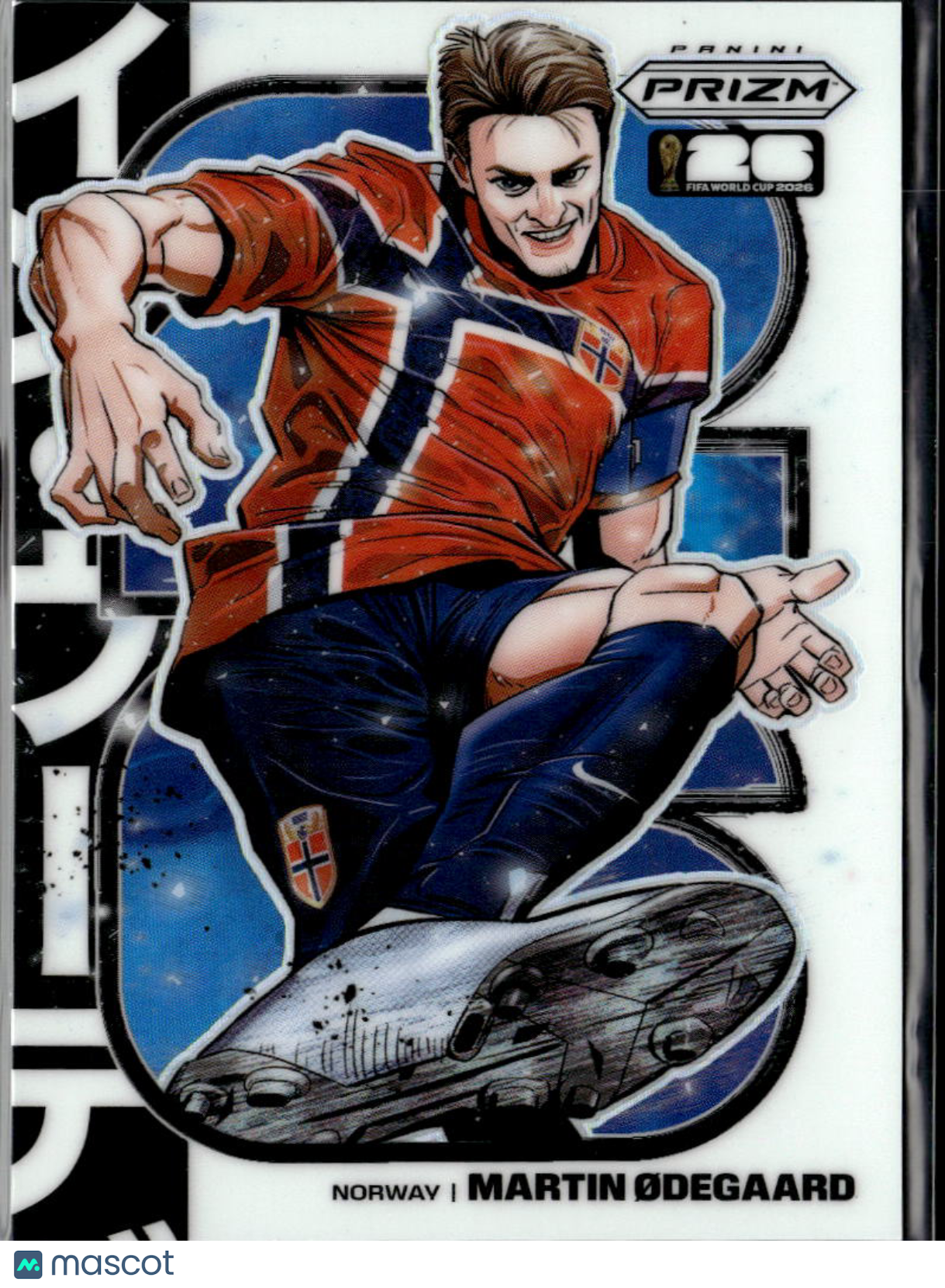 Martin Odegaard 2026 Prizm FIFA World Cup Manga SSP CASE HIT Norway
