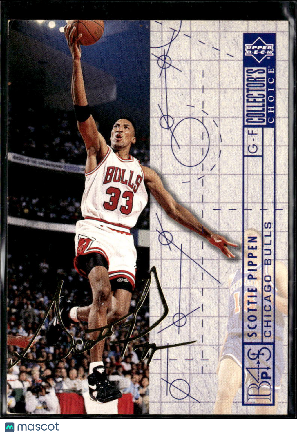 Scottie Pippen 1994 Upper Deck Collector's Choice GOLD Script Chicago Bulls