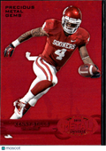 Kenny Stills 2013 SkyBox Metal Precious Metal Gems PMG Red 76/100 OU Sooners