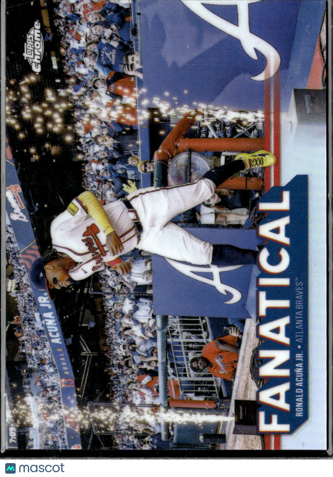 Ronald Acuña Jr. 2025 Topps Chrome Fanatical SSP CASE HIT Atlanta Braves