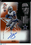 Jaydon Blue 2025 Topps Signature Class RC Auto Autograph /50 Dallas Cowboys
