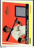 Ichiro Suzuki 2016 Topps Heritage Game Worn Jersey Patch Miami Marlins