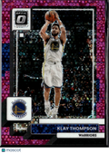 Klay Thompson 2022-23 Optic Pink Velocity Prizm 12/25 Golden State Warriors